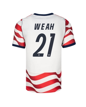 Billige Fotballdrakt Forente stater Timothy Weah #21 Replika Hjemmedrakt VM 2026 Kortermet Billige Fotballdrakt Forente stater Timothy Weah #21 Replika Hjemmedrakt VM 2026 Kortermet